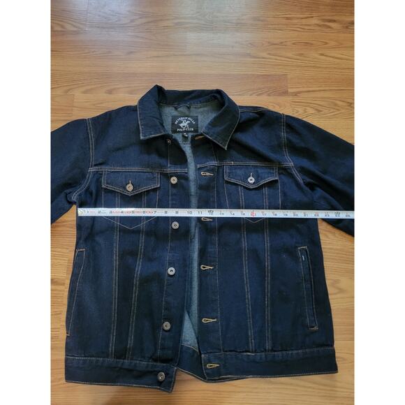 Beverly Hills Polo Club Denim Jacket Mens M Cotton Y2K - Picture 4 of 6